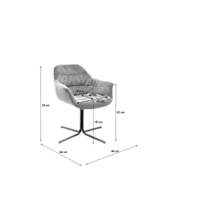 Chaise Pivotante Colmar Vert