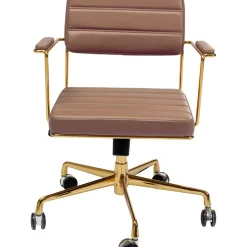 Chaise Pivotante De Bureau Dottore Marron