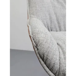 Chaise Pivotante Loris Gris Marron