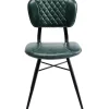 Chaise Samba Cuir Vert Fonce