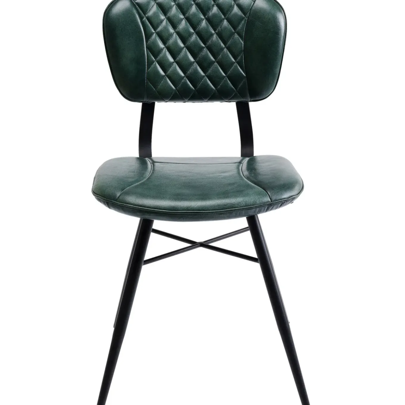Chaise Samba Cuir Vert Fonce