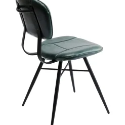 Chaise Samba Cuir Vert Fonce