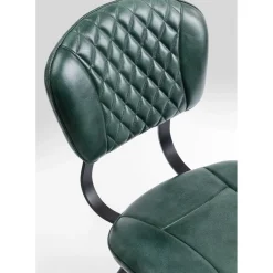 Chaise Samba Cuir Vert Fonce