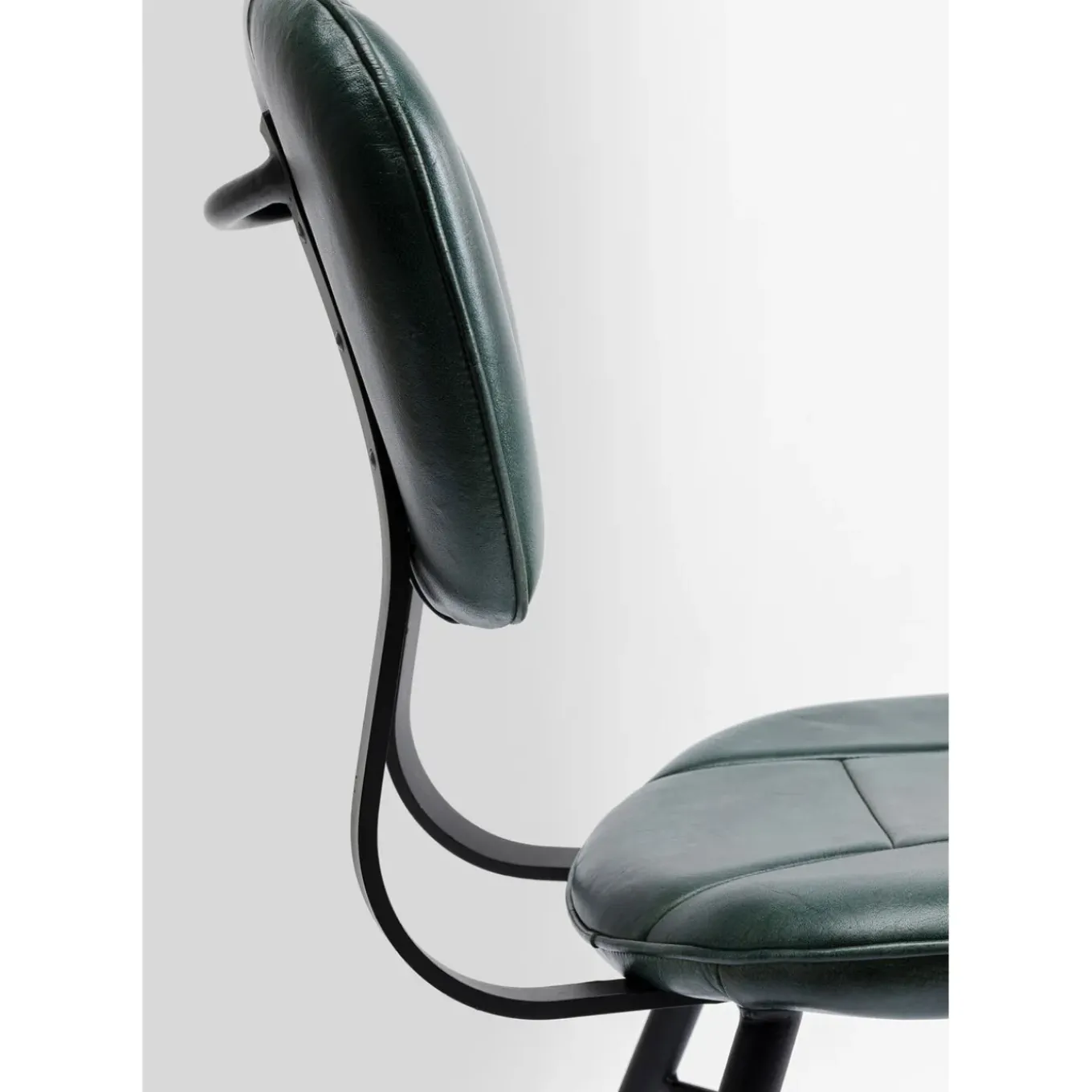 Chaise Samba Cuir Vert Fonce