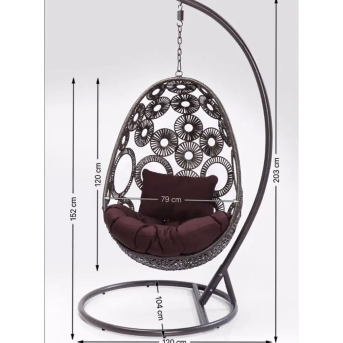 Chaise Suspendue Ibiza Blanc