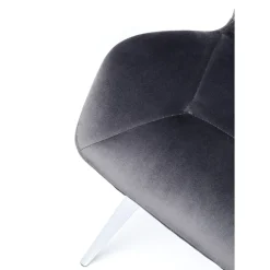 Chaise Viva Gris-Chrome