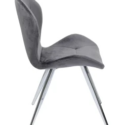 Chaise Viva Gris-Chrome