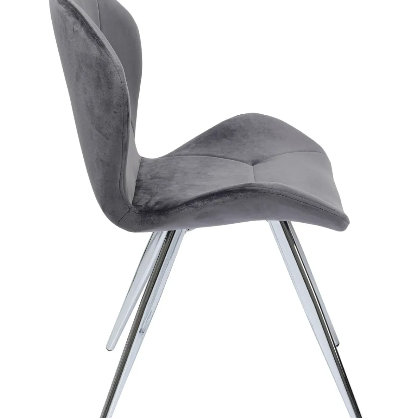 Chaise Viva Gris-Chrome
