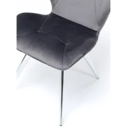 Chaise Viva Gris-Chrome
