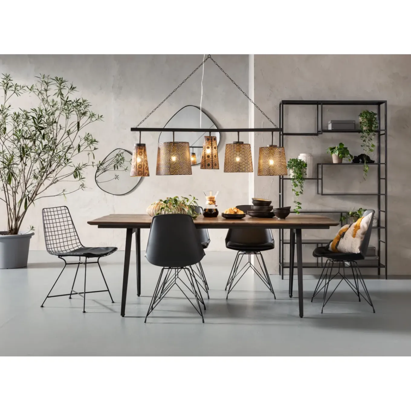 Chaise Wire Noir