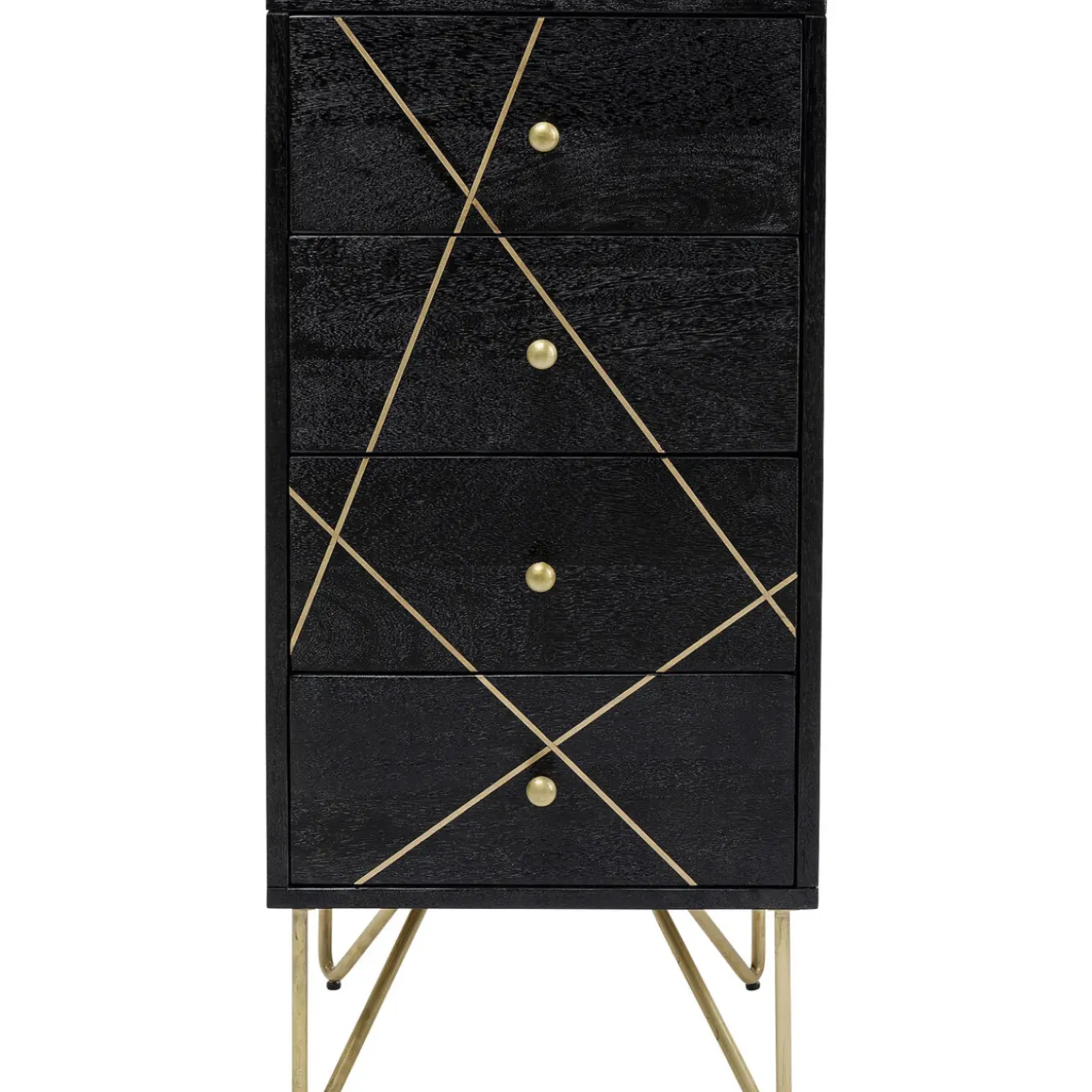 Commode Gold Vein 4 Tiroirs 40X88Cm