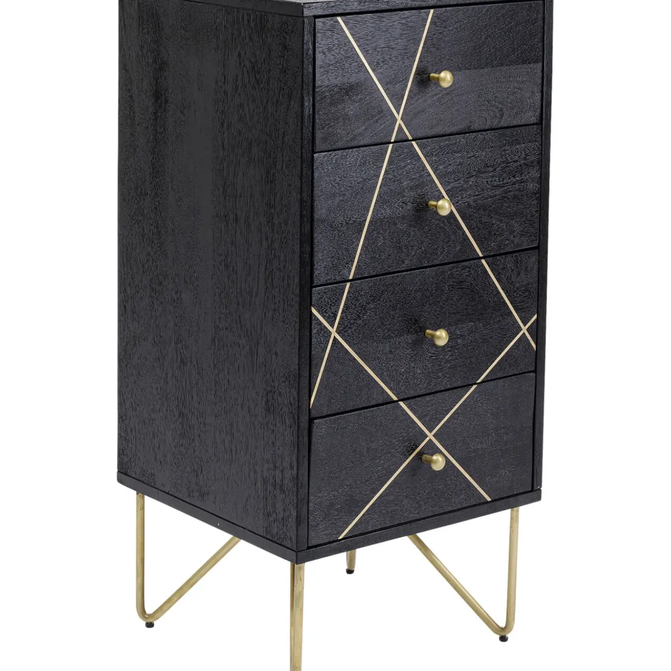 Commode Gold Vein 4 Tiroirs 40X88Cm