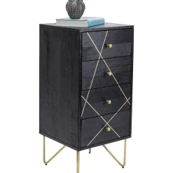 Commode Gold Vein 4 Tiroirs 40X88Cm