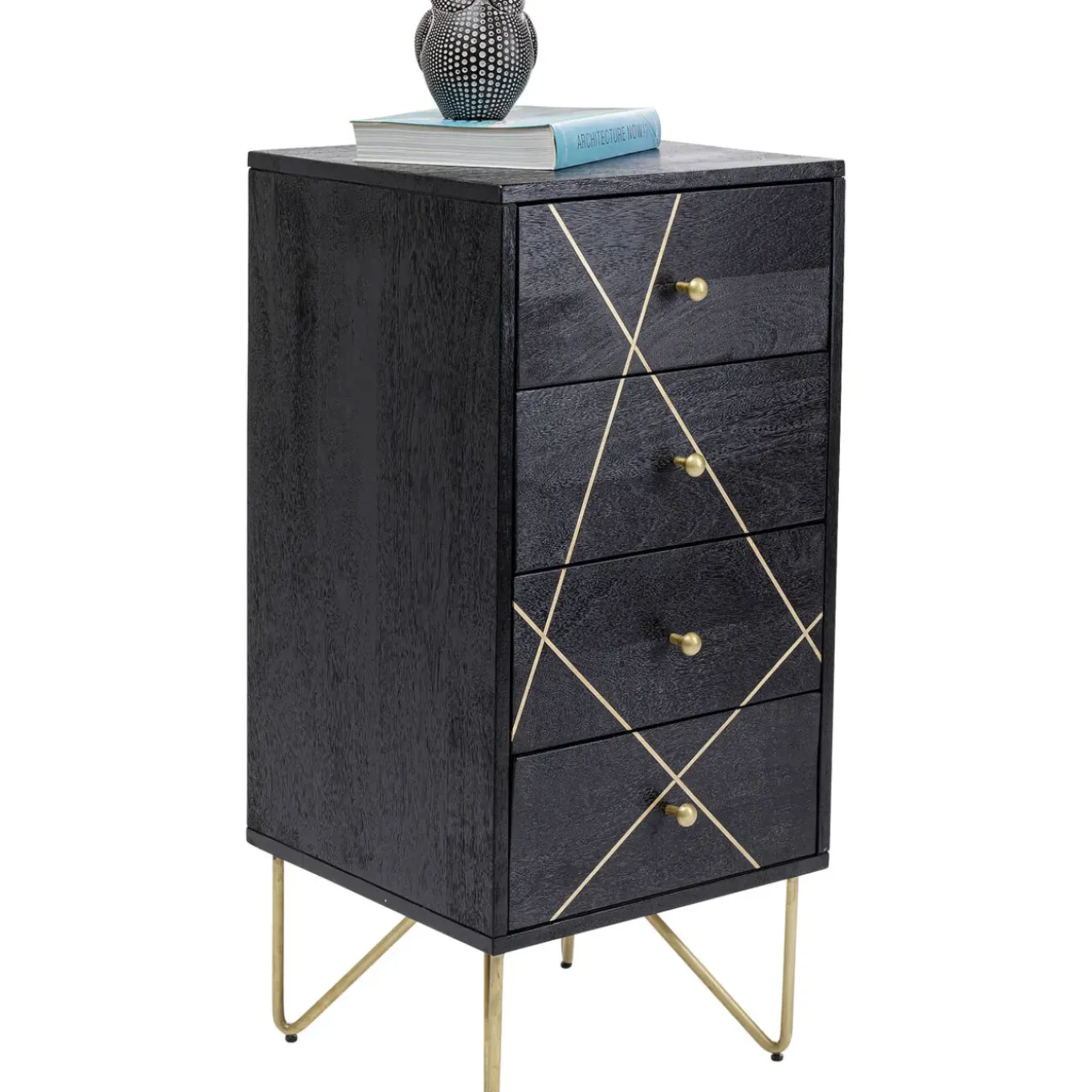 Commode Gold Vein 4 Tiroirs 40X88Cm