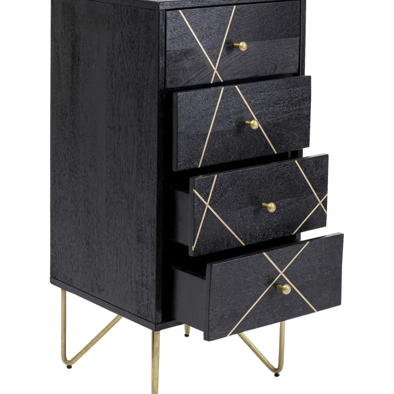 Commode Gold Vein 4 Tiroirs 40X88Cm
