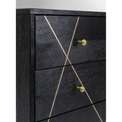 Commode Gold Vein 4 Tiroirs 40X88Cm