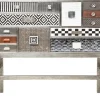 Commode Haute Chalet Argent 13 Tiroirs