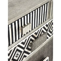 Commode Haute Chalet Argent 13 Tiroirs