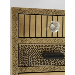 Commode Haute Chalet Dore 13 Tiroirs