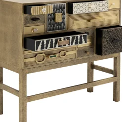 Commode Haute Chalet Dore 13 Tiroirs