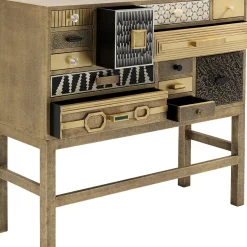 Commode Haute Chalet Dore 13 Tiroirs