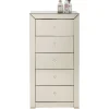 Commode Haute Luxury Champagne 5-Tiroirs