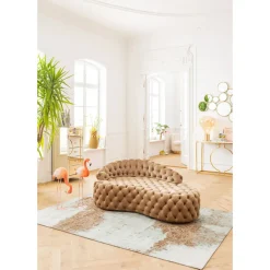 Commode Haute Luxury Champagne 5-Tiroirs
