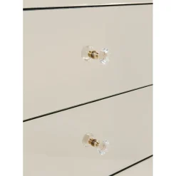 Commode Haute Luxury Champagne 5-Tiroirs