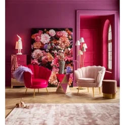 Commode Haute Luxury Champagne 5-Tiroirs