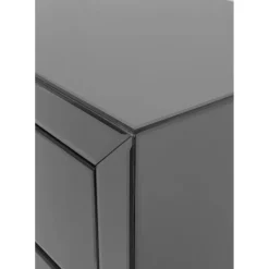 Commode Haute Luxury Push 5 Tiroirs Gris