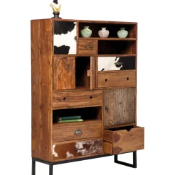 Commode Haute Rodeo 3 Portes,8 Tiroirs