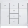 Commode Luxury 2 Portes,6 Tiroirs
