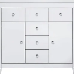 Commode Luxury 2 Portes,6 Tiroirs