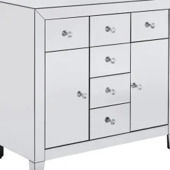 Commode Luxury 2 Portes,6 Tiroirs