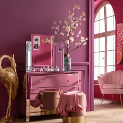 Commode Luxury Champagne,3-Tiroirs