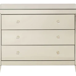 Commode Luxury Champagne,3-Tiroirs