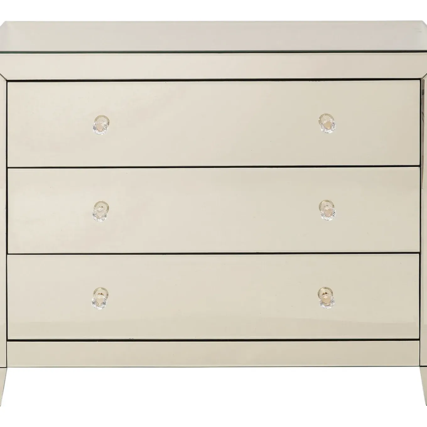 Commode Luxury Champagne,3-Tiroirs