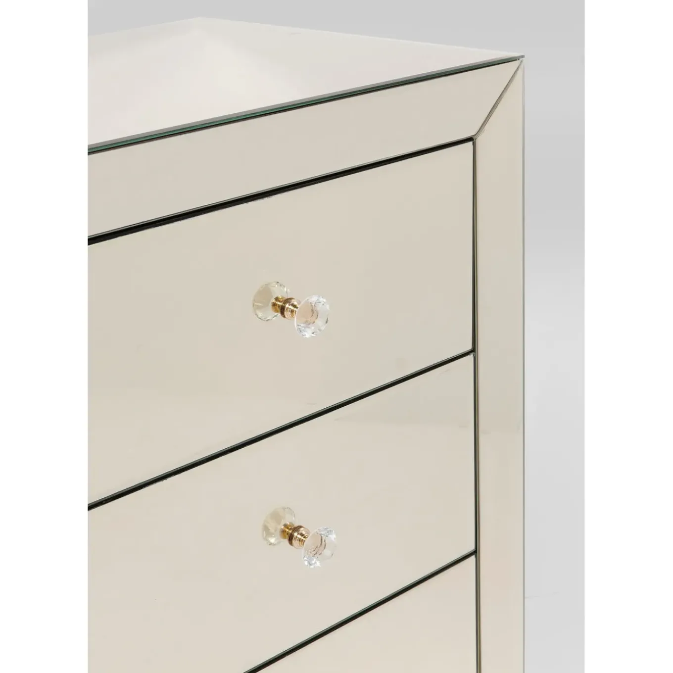 Commode Luxury Champagne,3-Tiroirs