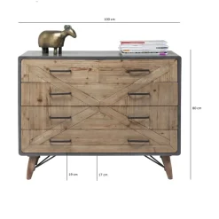 Commode X Factory 5 Tiroirs