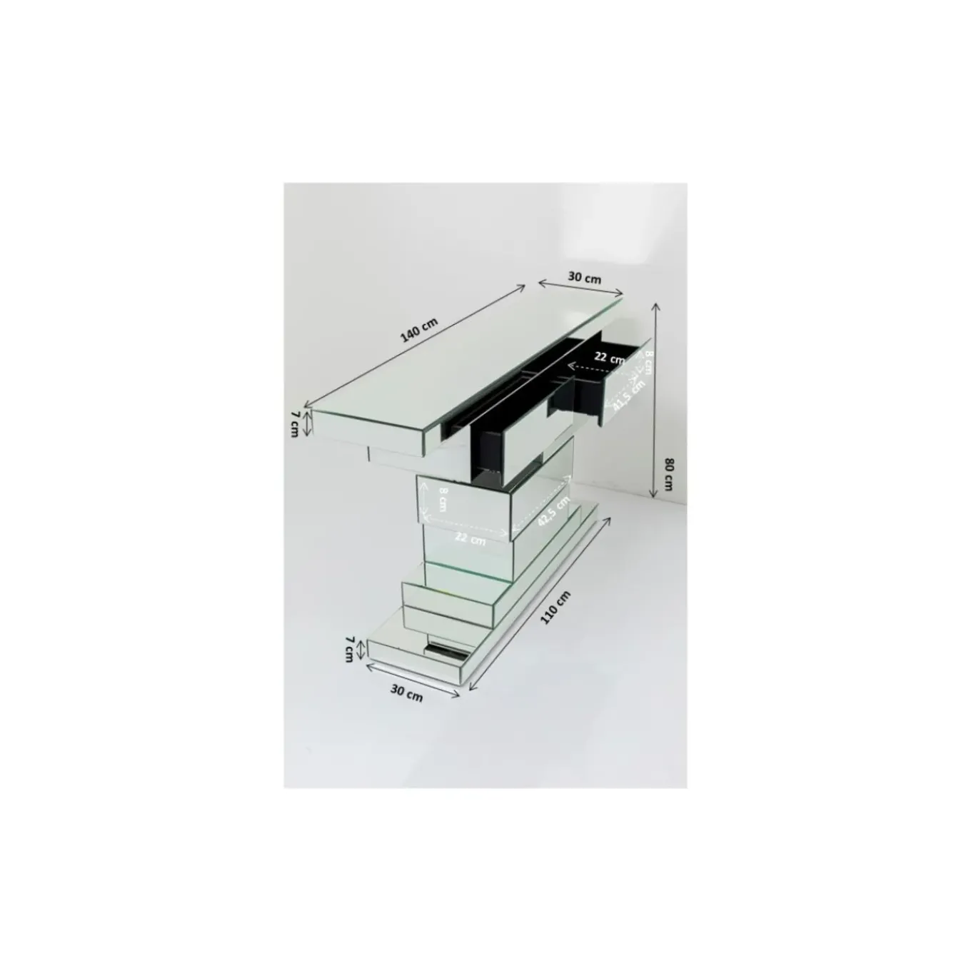 Console Brick Miroir