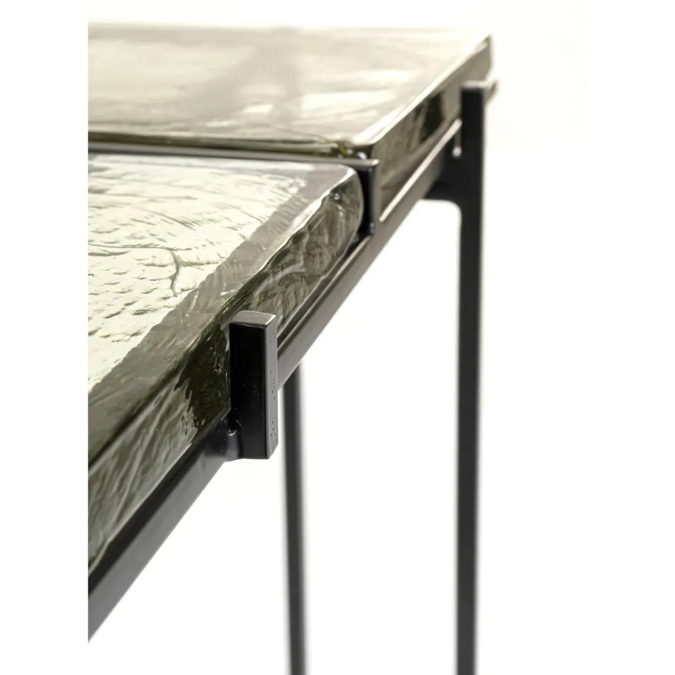 Console Ice Noir 98X80Cm