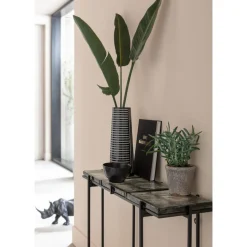 Console Ice Noir 98X80Cm