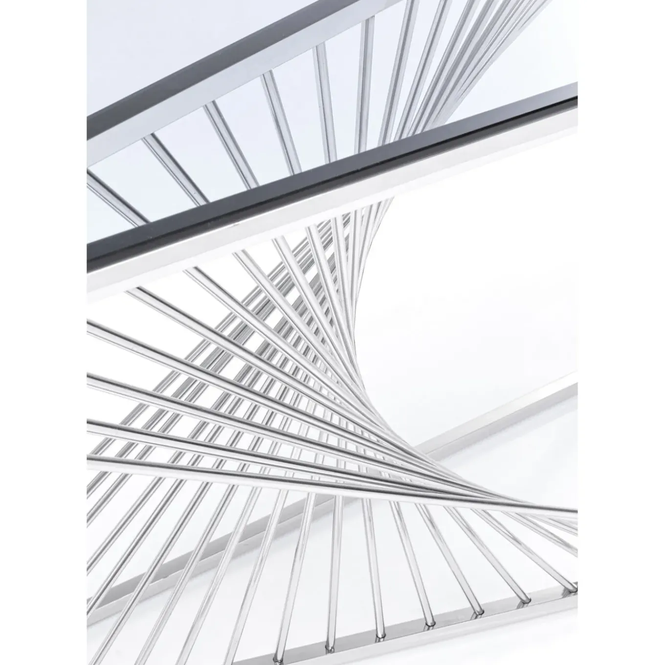 Console Laser Argente-Verre Clair 120X40