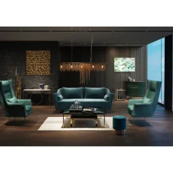 Console Miami Loft Dore 120Cm
