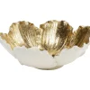 Coupe Décorative Flower Bloom Creme-Dore O20Cm