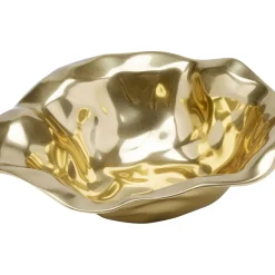 Coupe Décorative Jade Dore O30Cm
