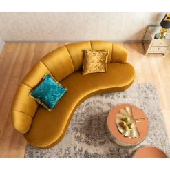 Coussin Cannes Jaune 45X45Cm