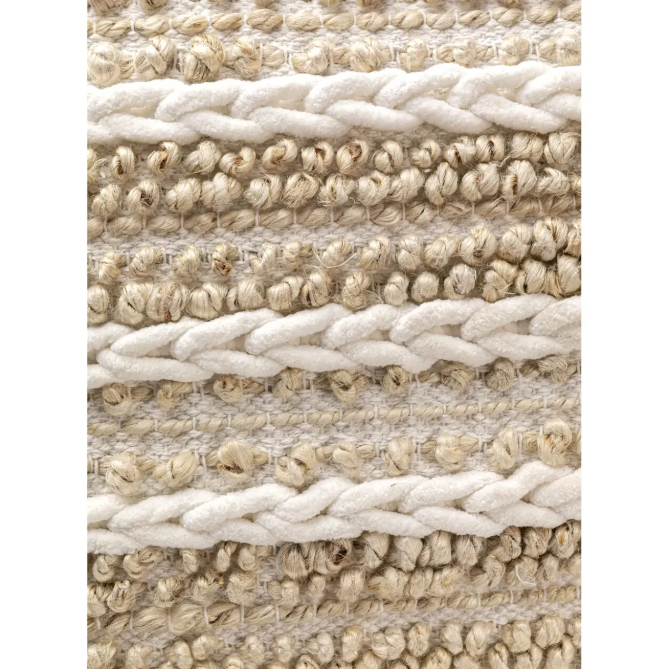 Coussin D Assise Loop Knit Beige 60X60Cm