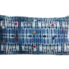 Coussin Desna Patchwork Bleu 60X35Cm
