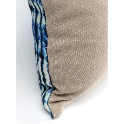 Coussin Desna Patchwork Bleu 60X35Cm
